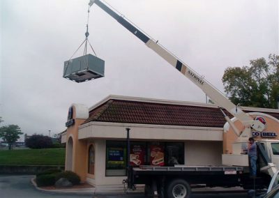 Taco Bell Roof Top Install