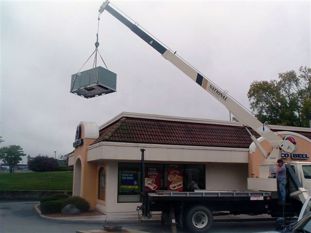 Taco Bell Roof Top Install